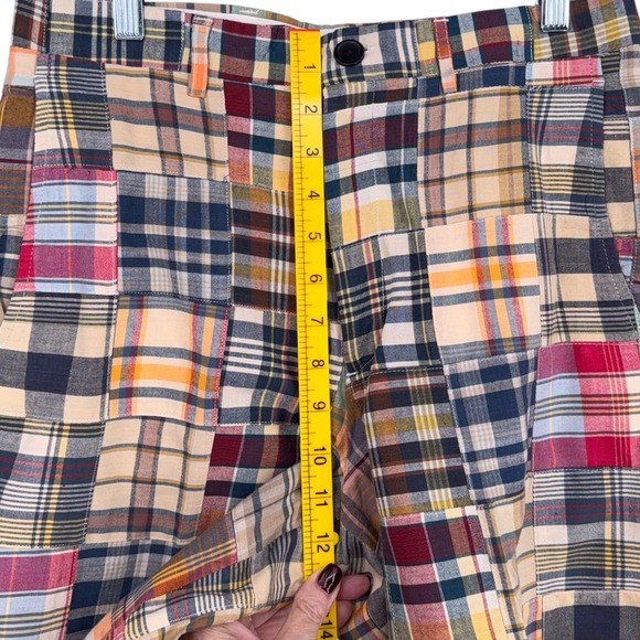 23rd St. Plaid Patchwork‎ Shorts Size 30 Colorful Cotton Menswear - Picture 6 of 7